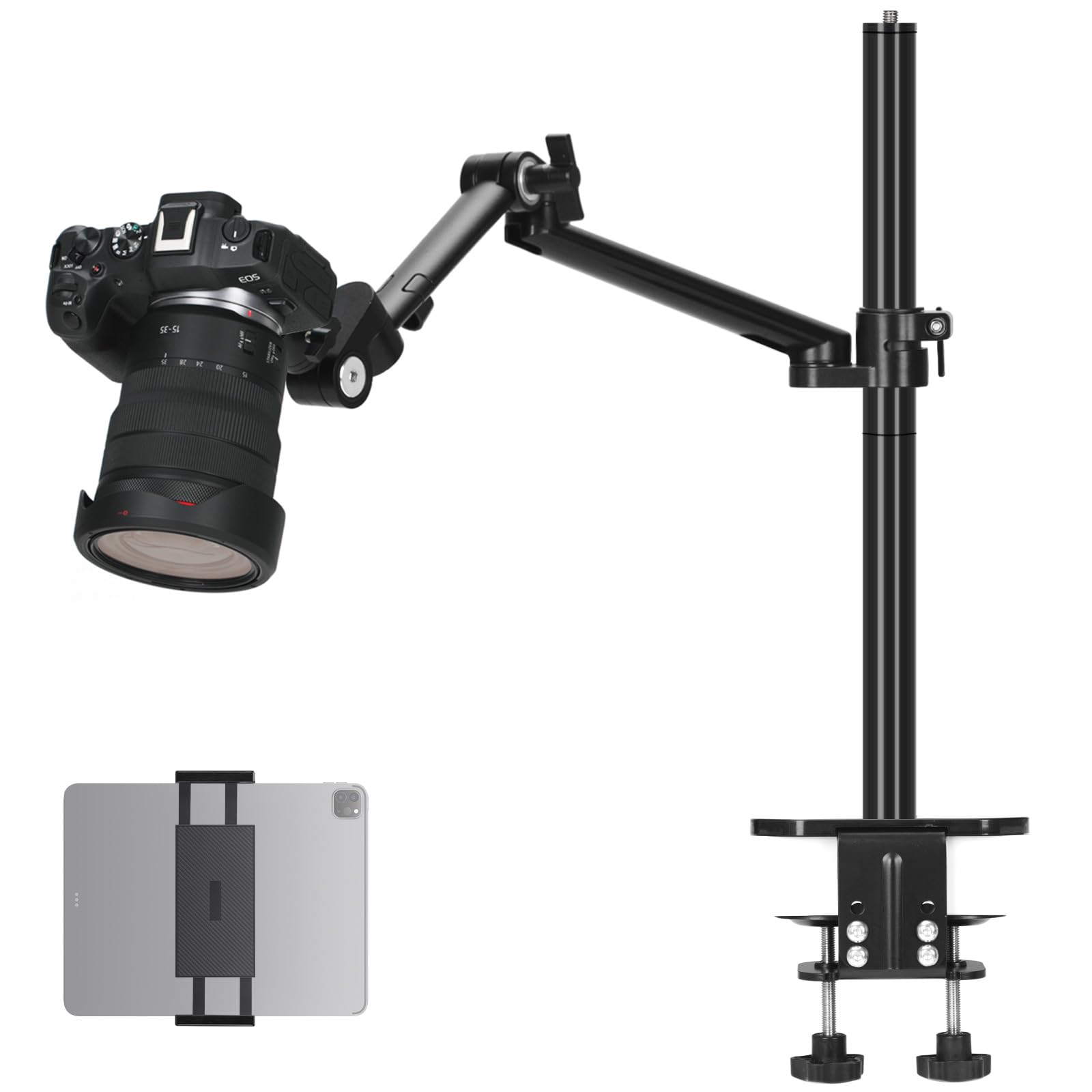 Heavy Duty Camera Desk Mount with Articulating Arm
