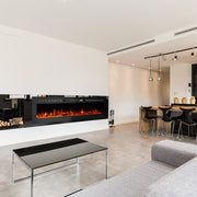 80 Inch Electric Fireplace Insert with Remote Control