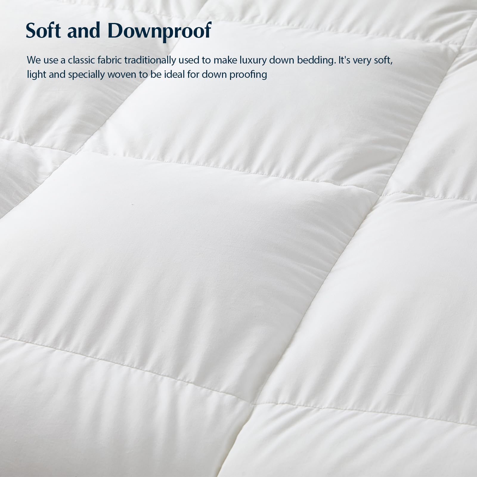 King Size White Goose Down Comforter