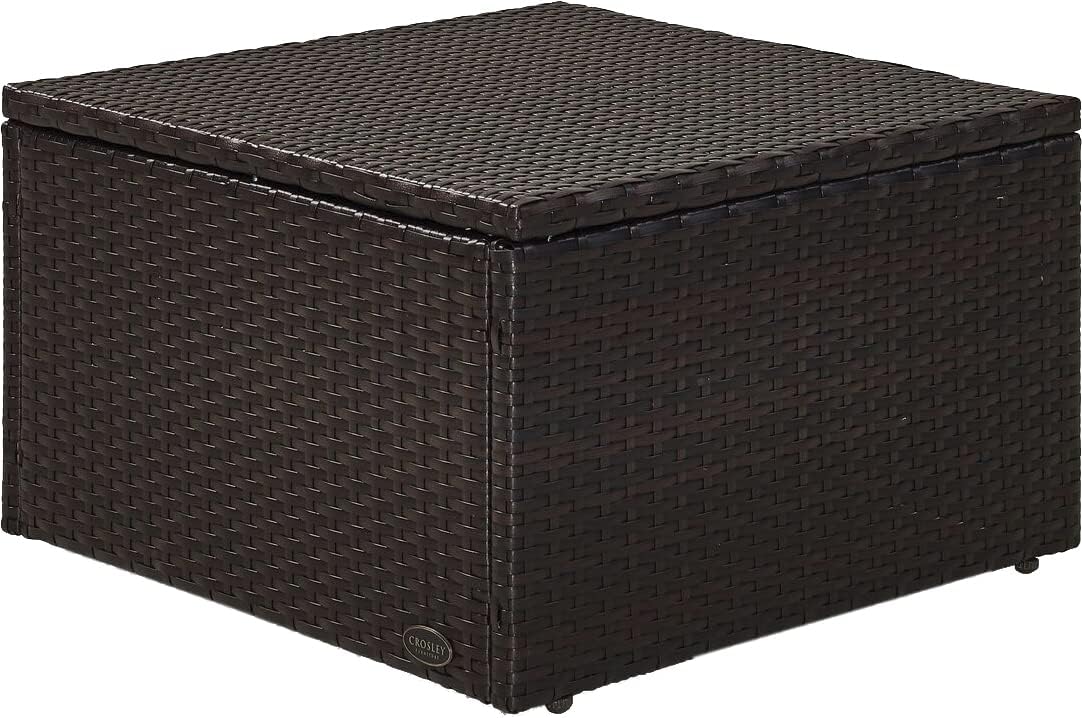 All-Weather Wicker Outdoor Ottoman