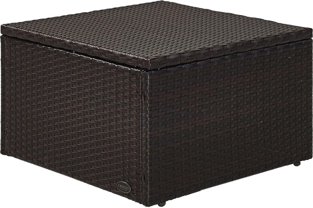 All-Weather Wicker Outdoor Ottoman