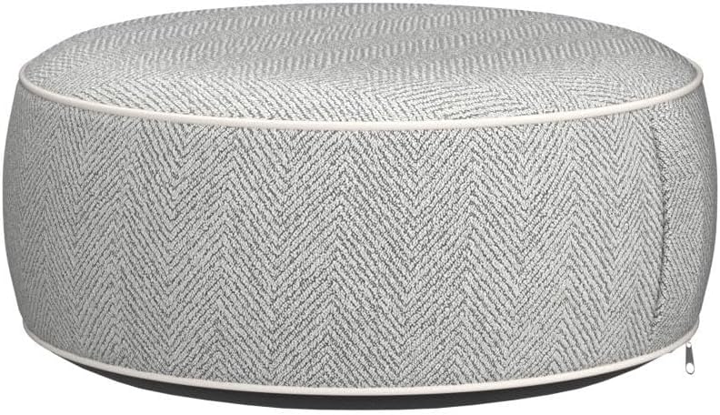 Inflatable Pouf Ottoman with Storage