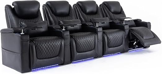 Home Theater Seating with LED Lighting