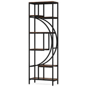 Geometric Bookshelf 70.9" Tall with 7 Shelves
