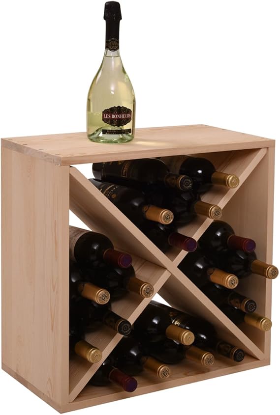 24 Bottle Stackable Wine Rack