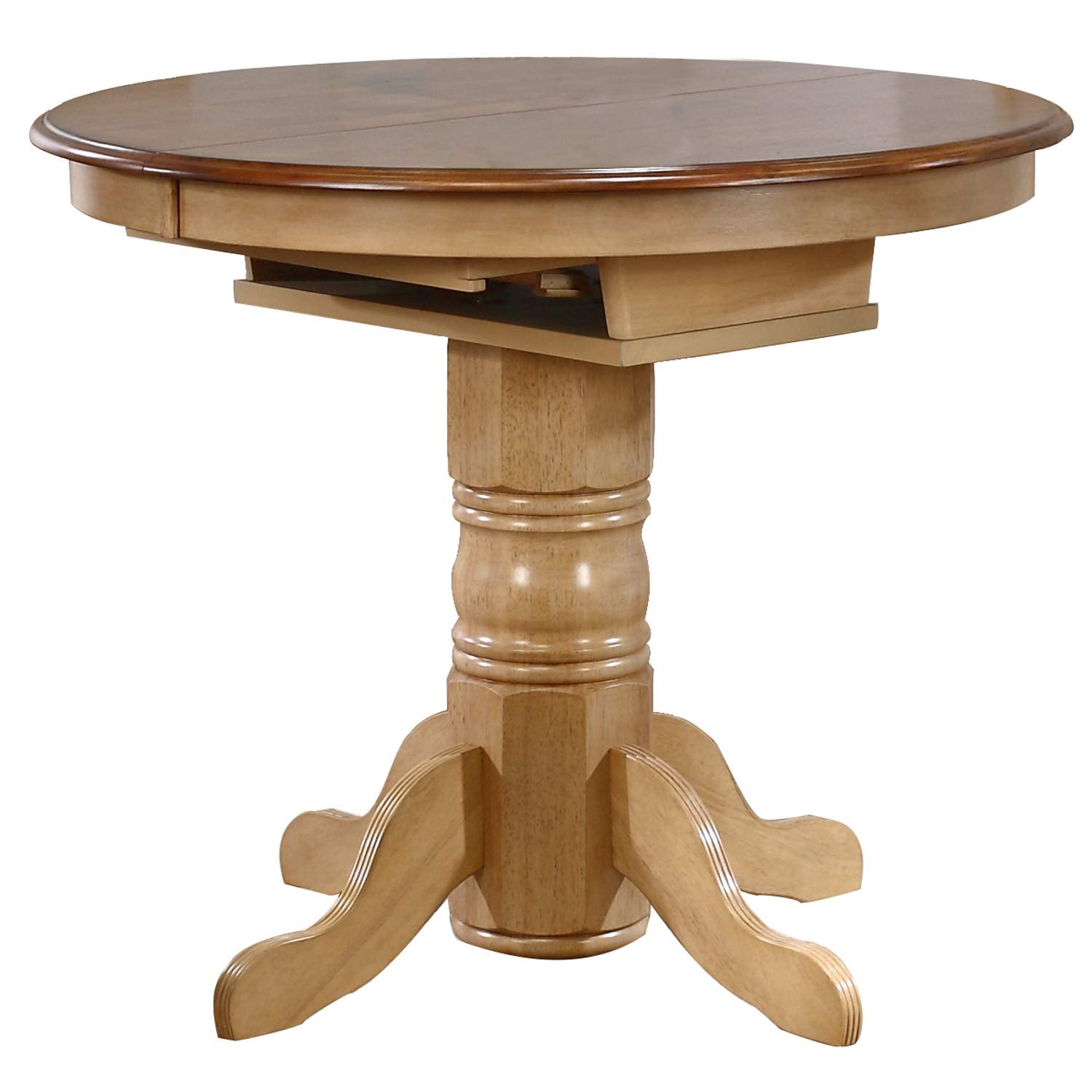 Round Pub Table Set with 4 Stools