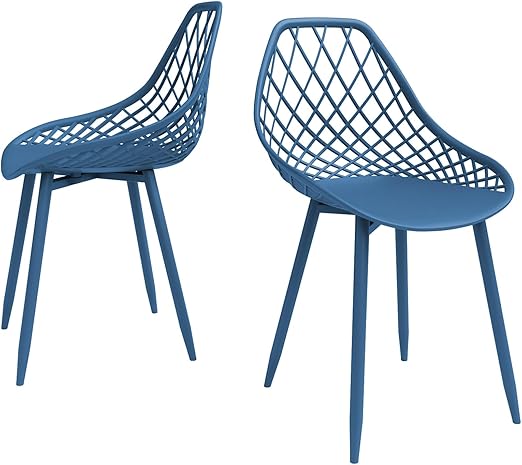 Kurv Dining Chair Set of 2 - Indoor/Outdoor Aloe Green