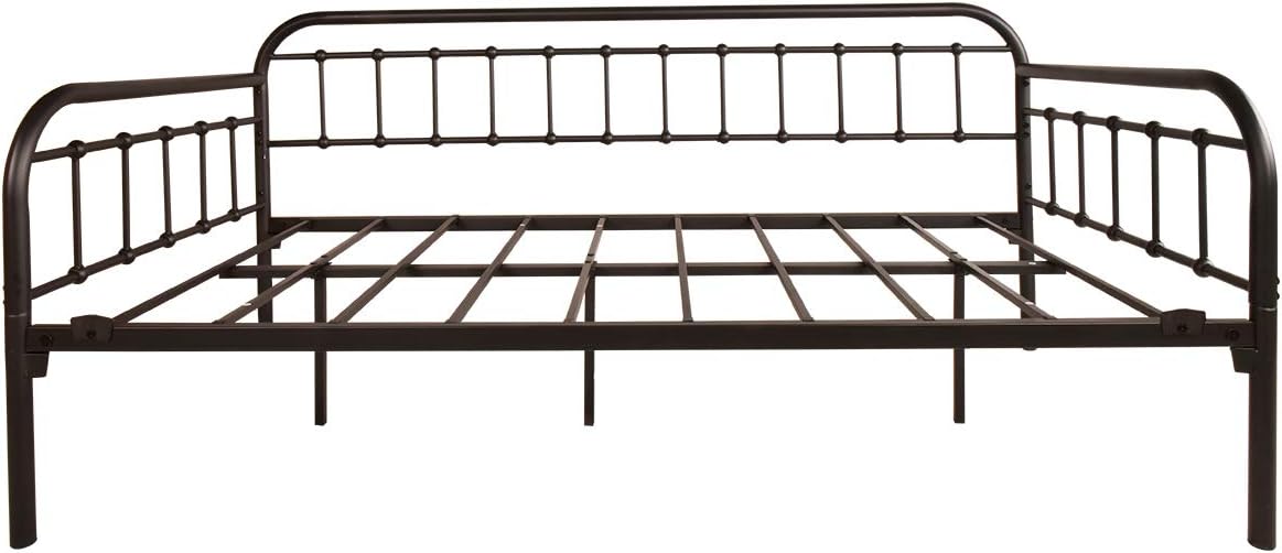 Metal Daybed Frame with Heavy Duty Slats - Twin