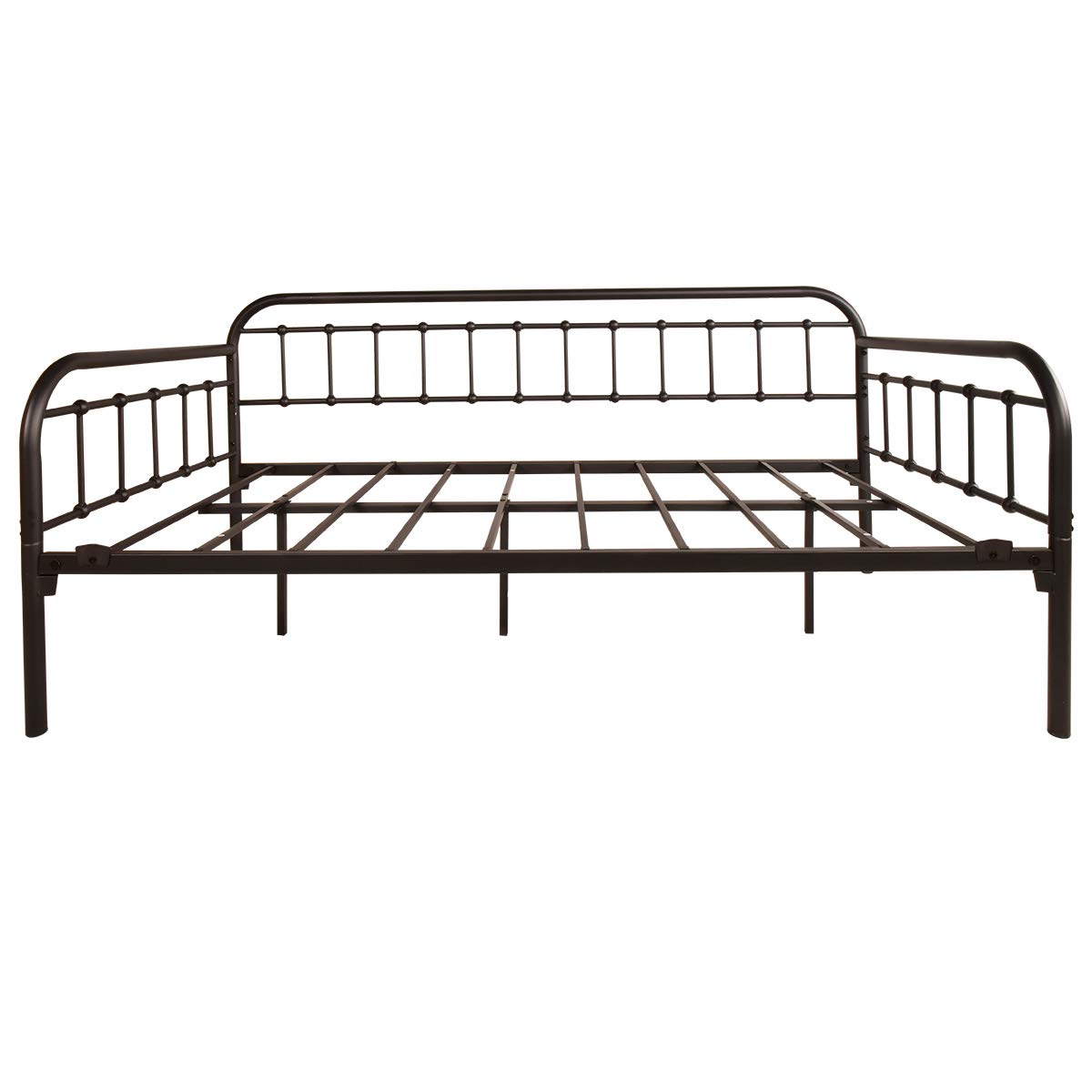 Metal Daybed Frame with Heavy Duty Slats - Twin