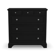 Black Four-Drawer Storage Chest