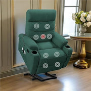Heavy Duty Electric Power Lift Recliner with Massage and Heat