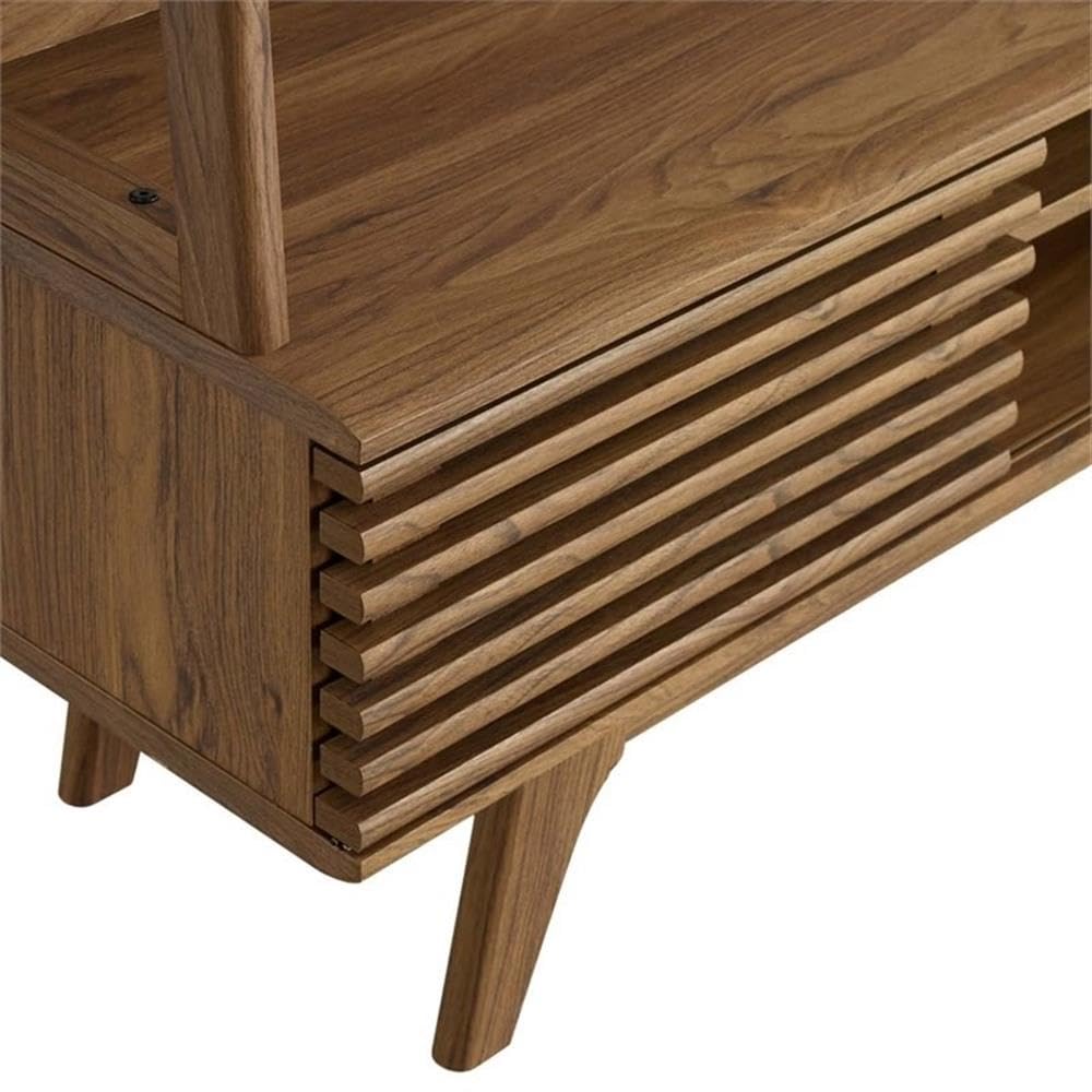 70" Mid-Century TV Stand Entertainment Center