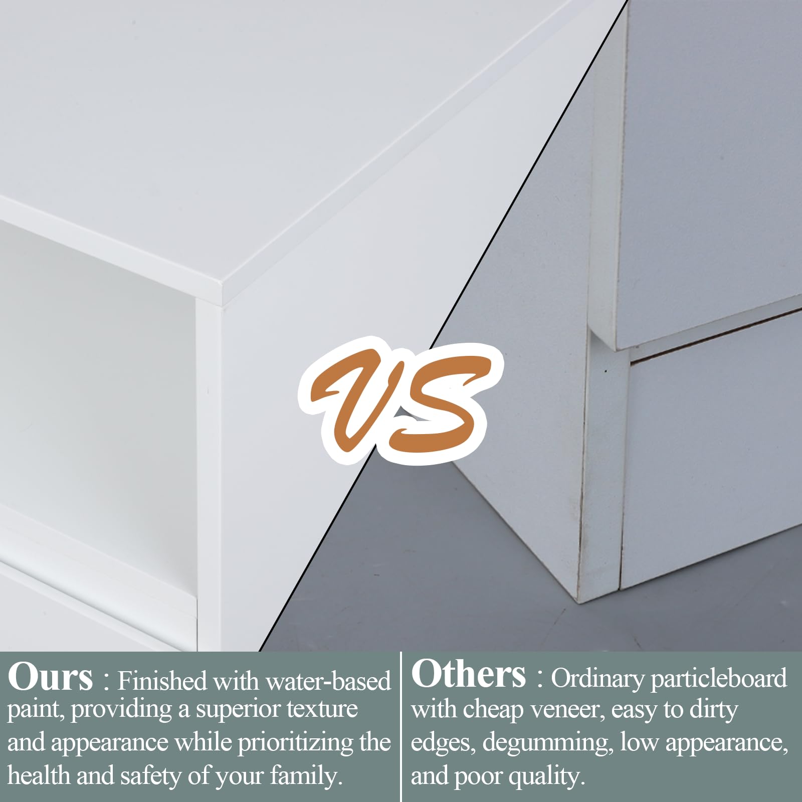 9 Drawer Dresser with Power Outlet and LED Light Strip