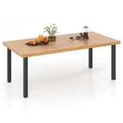 8-Person Acacia Wood Outdoor Dining Table