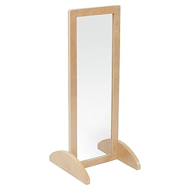 Bi-Directional Floor Mirror for Kids
