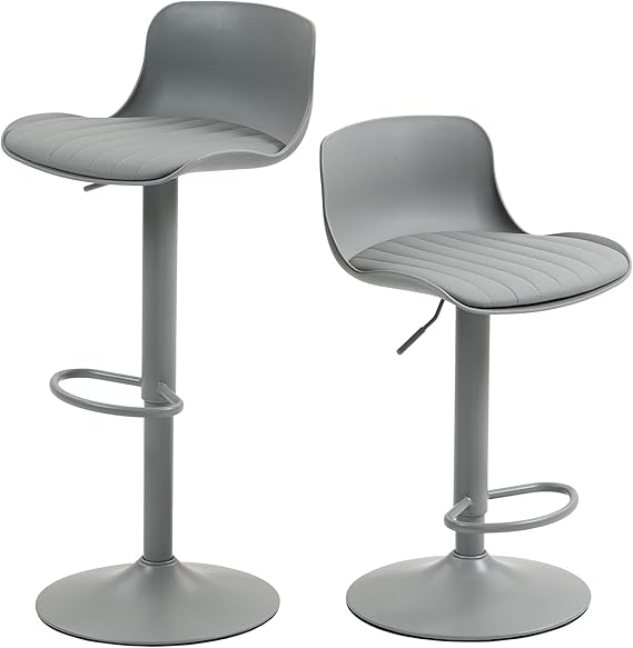 Modern Swivel Bar Stools with Adjustable Height - Set of 4