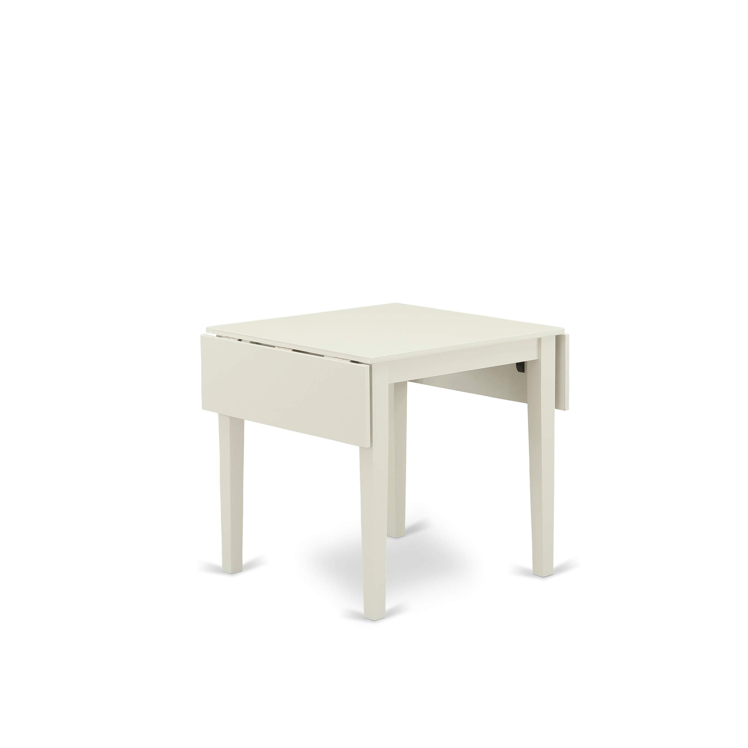3-Piece Rectangular Dining Table Set with Drop Leaf