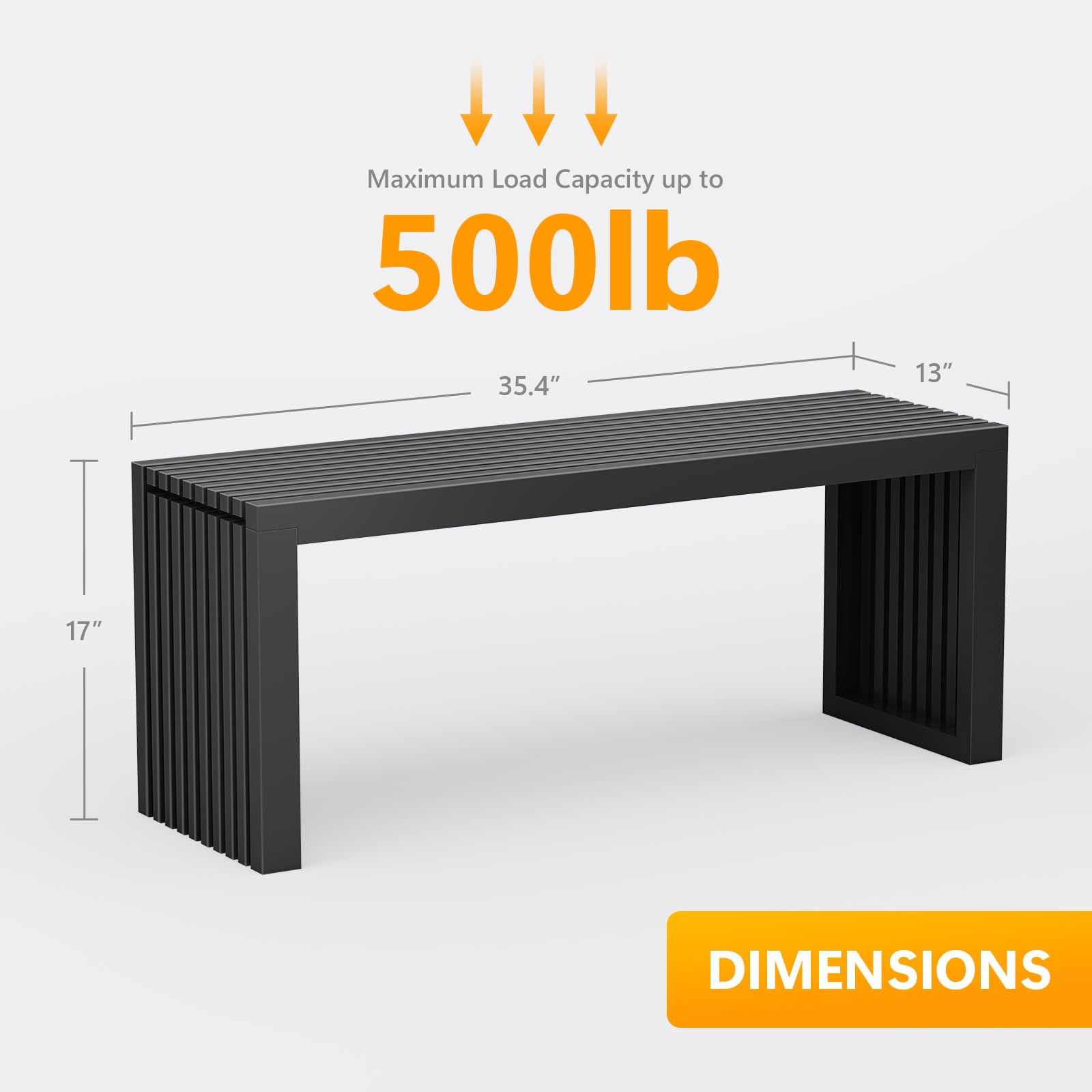 Bamboo Dining Bench 35 Inch Entryway Shoe Rack