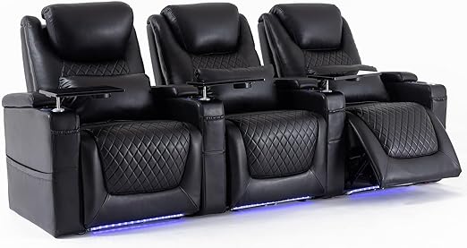 Home Theater Seating with LED Lighting