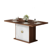 63" Dining Table with Storage