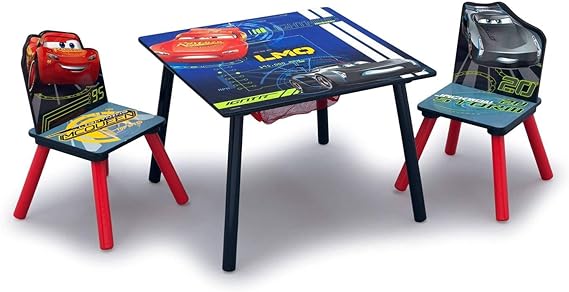Spider-Man Kids Table and Chair Set with Storage