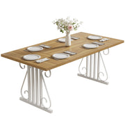 70.87" Rectangular Dining Table for 4-6 People