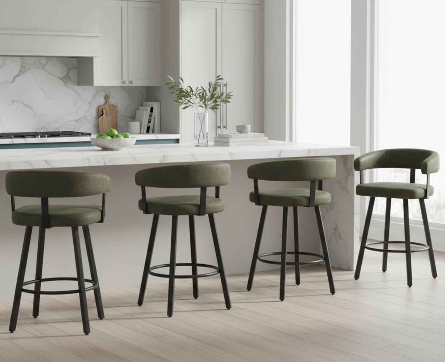 Counter Height Bar Stools Set of 4