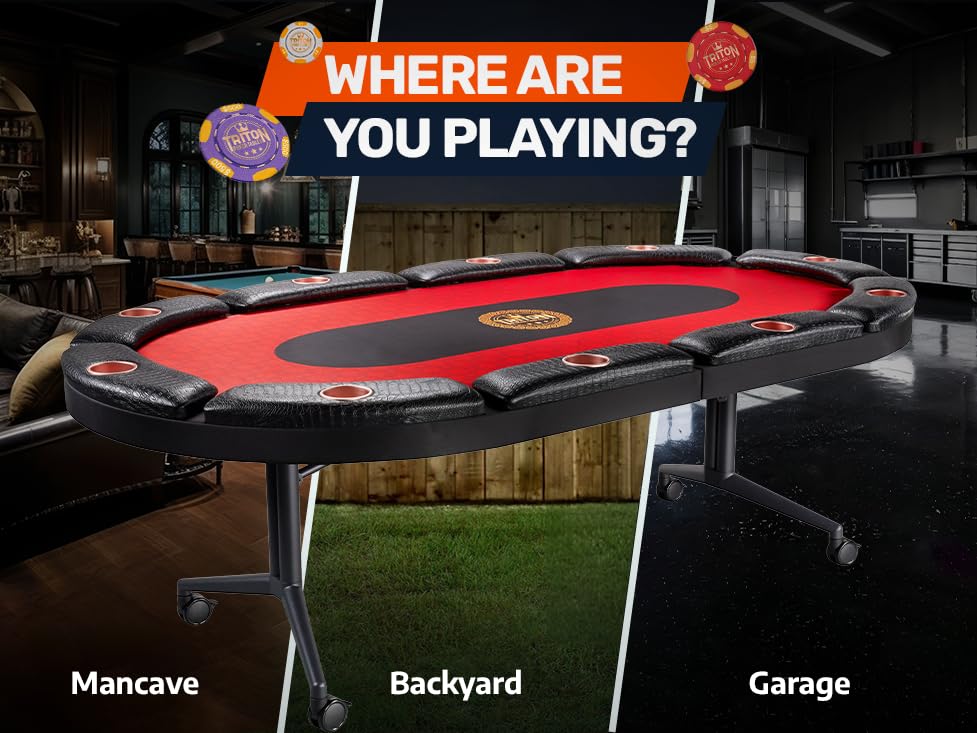 Premium Poker Table for 10 Players
