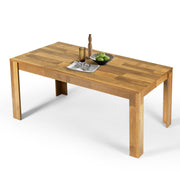 71" Kitchen Dining Room Table for 6-8