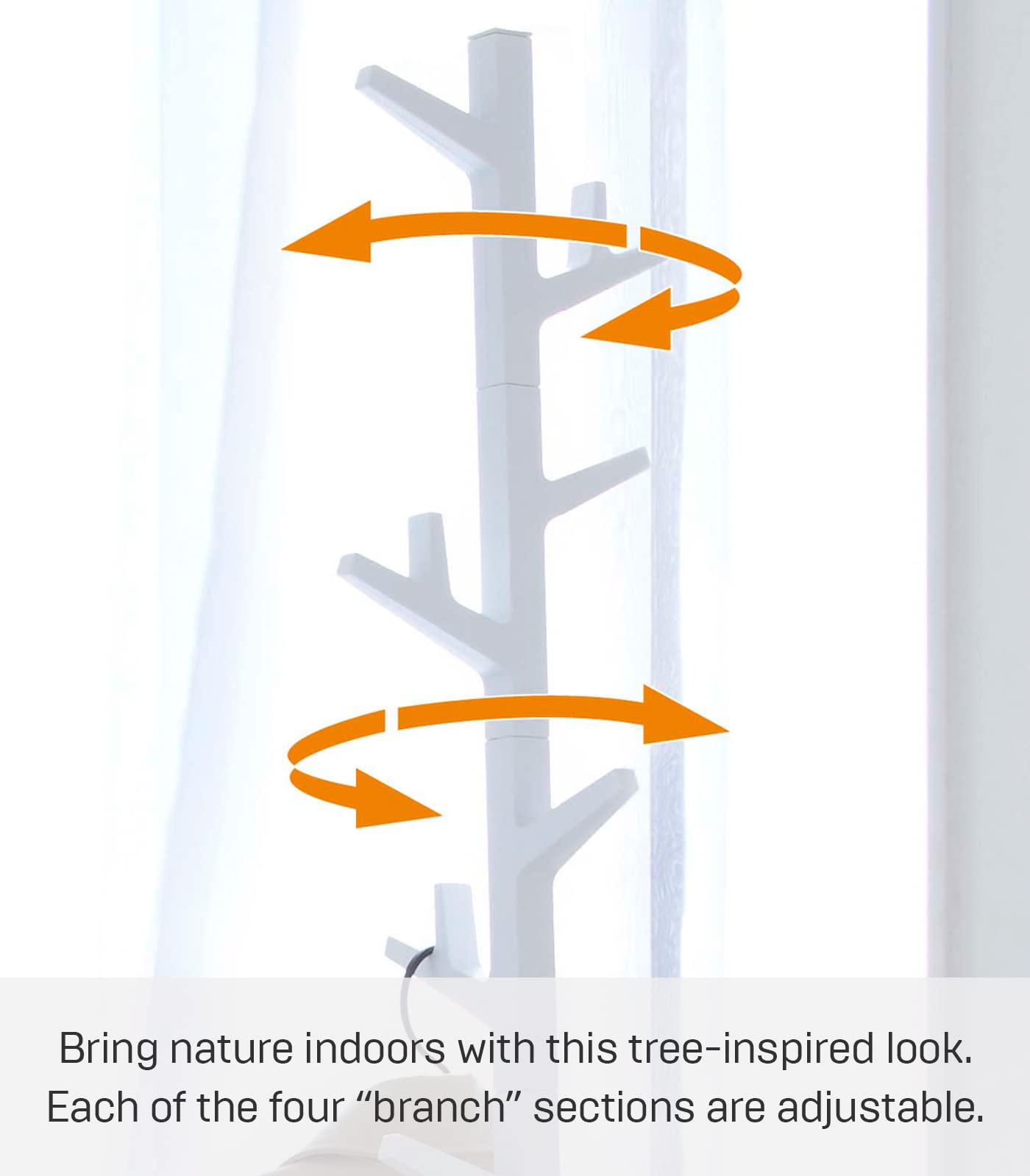 Branch Coat Rack Tree Standing Coat and Hat Hanger 69"