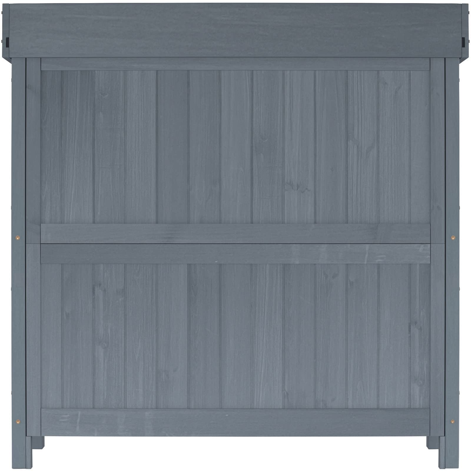 Wooden Outdoor Storage Cabinet with Potting Bench