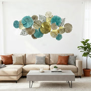 3D Metal Lotus Wall Art