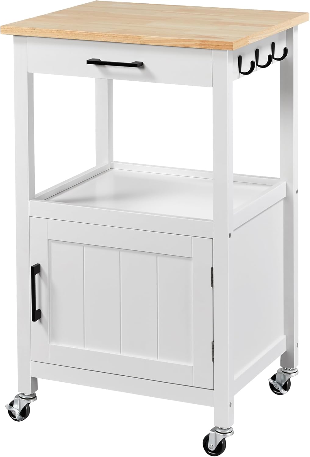 Kitchen Island Cart with Storage on Wheels