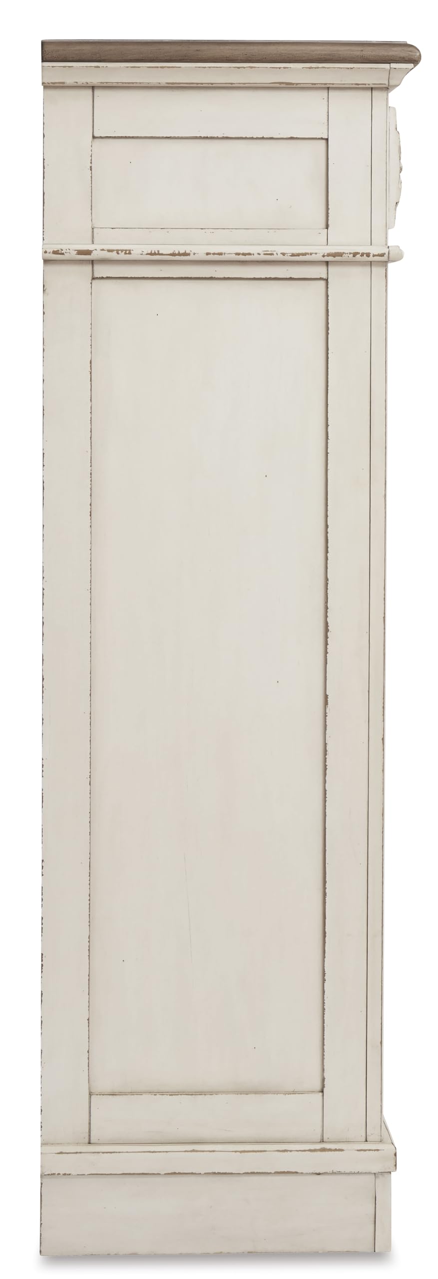 5-Drawer Chest Chipped White