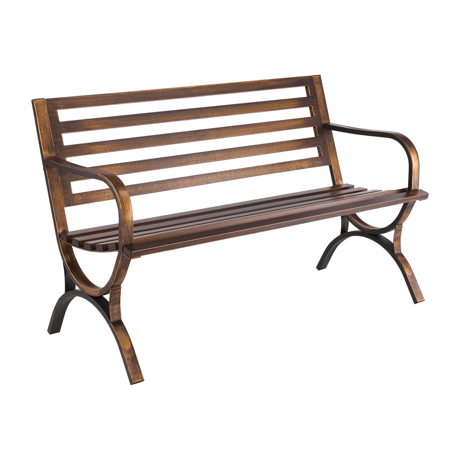 50 Inch Carbon Steel Outdoor Bench