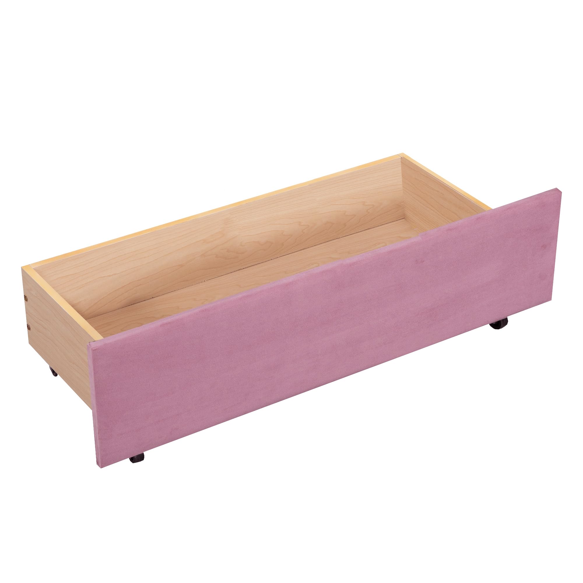 Twin Size Daybed with Storage Drawers and Upholstered Backrest