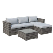 5-Piece Outdoor Sectional Conversation Set