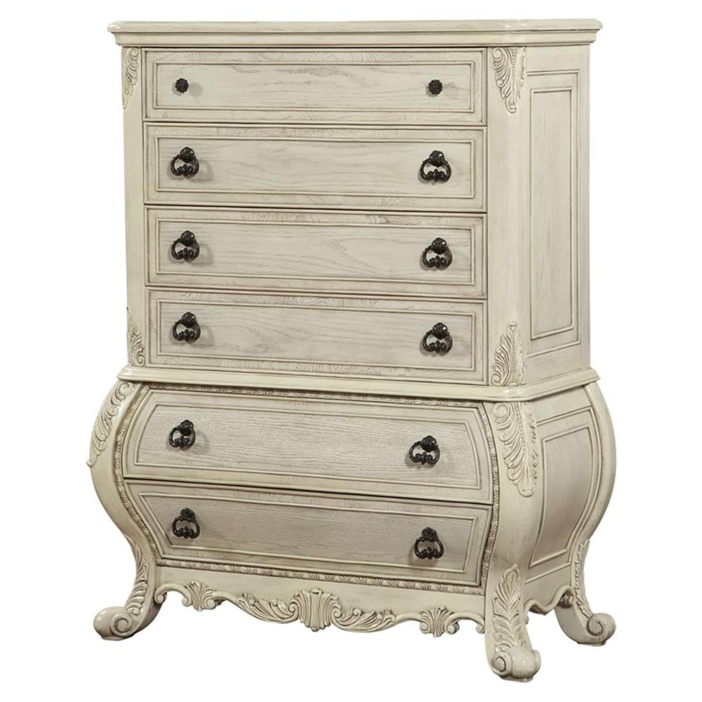 Ragenardus Wood Bombay Chest Antique White