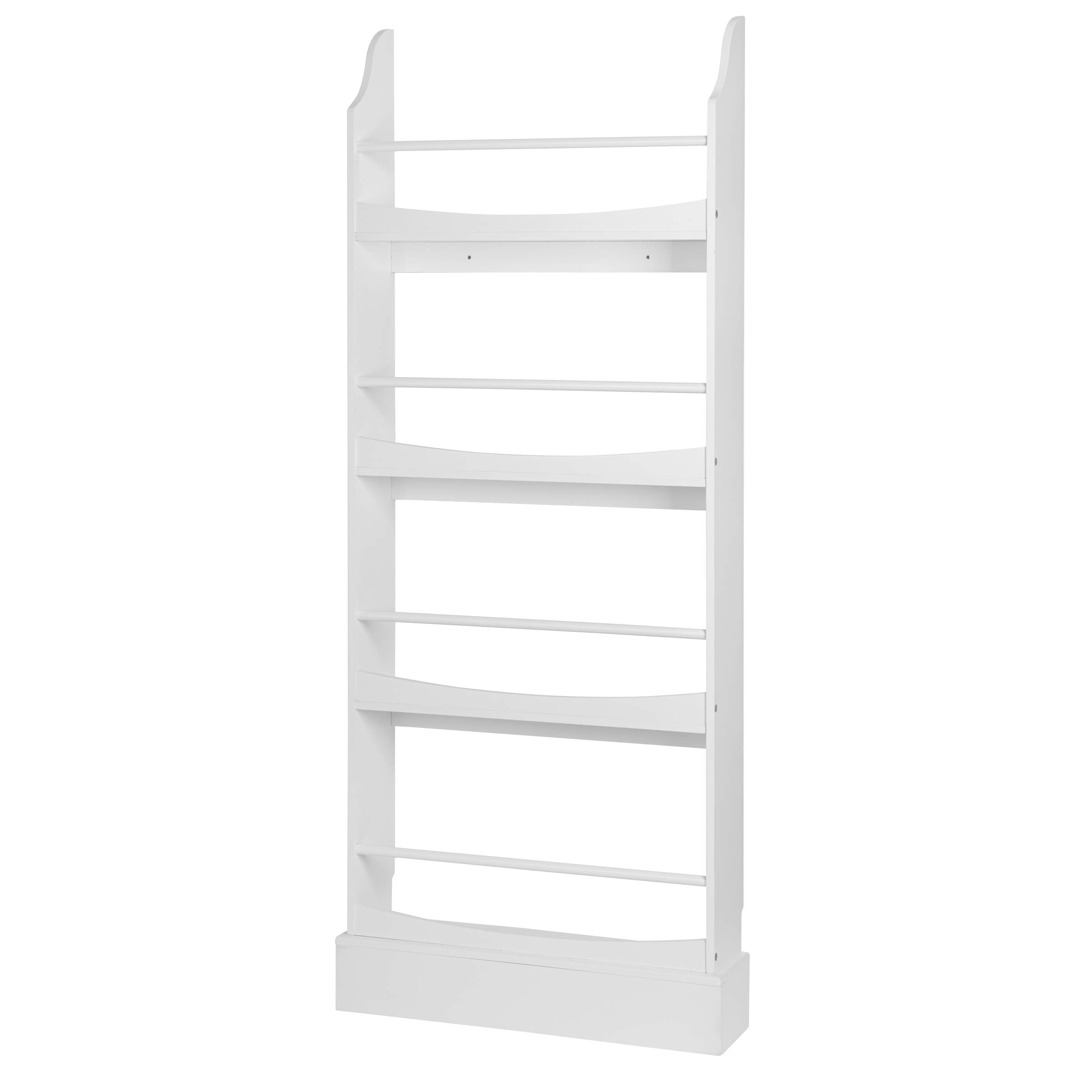 Wall-Mounted Kids Bookshelf 4-Tier