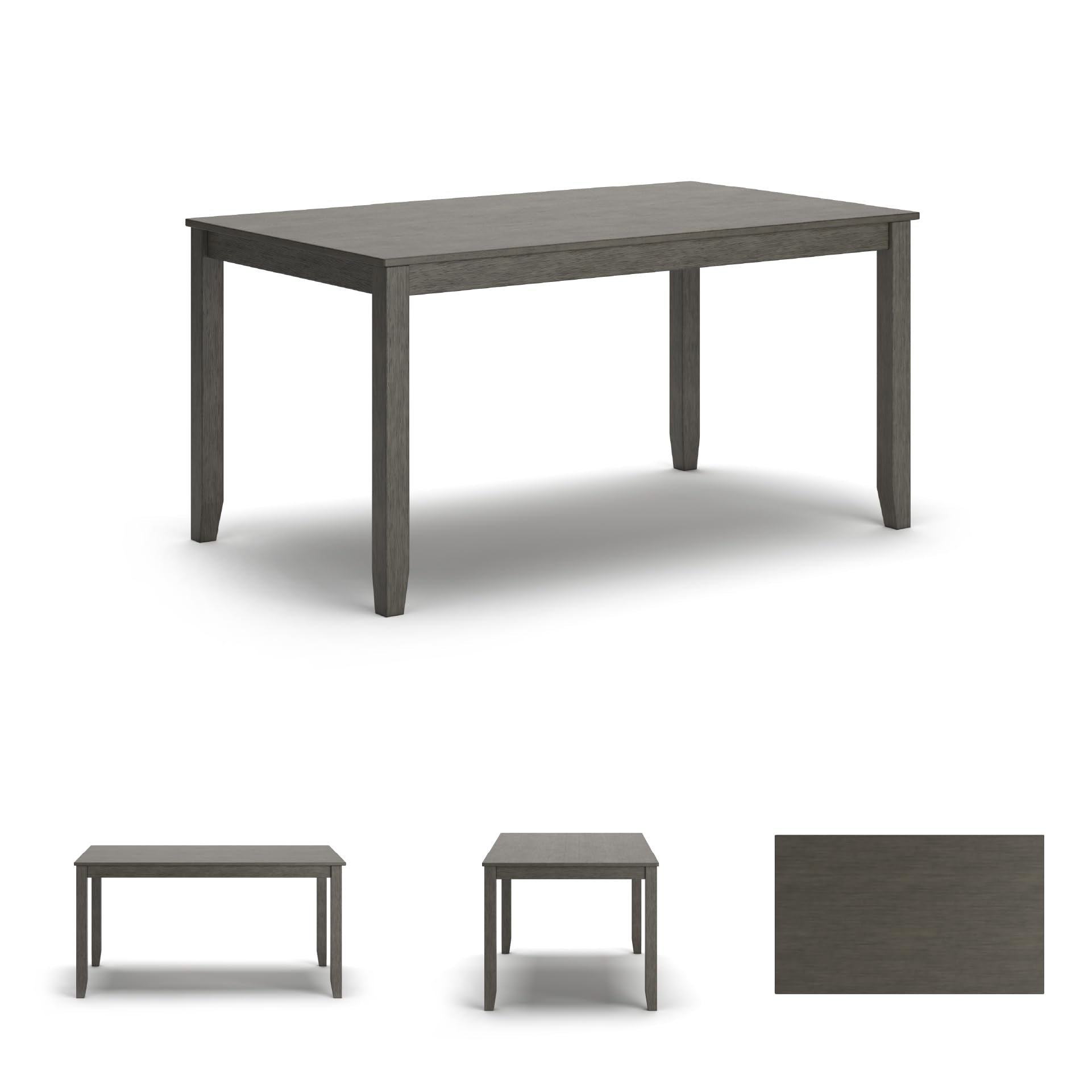 Counter Height Dining Set with Upholstered Stools