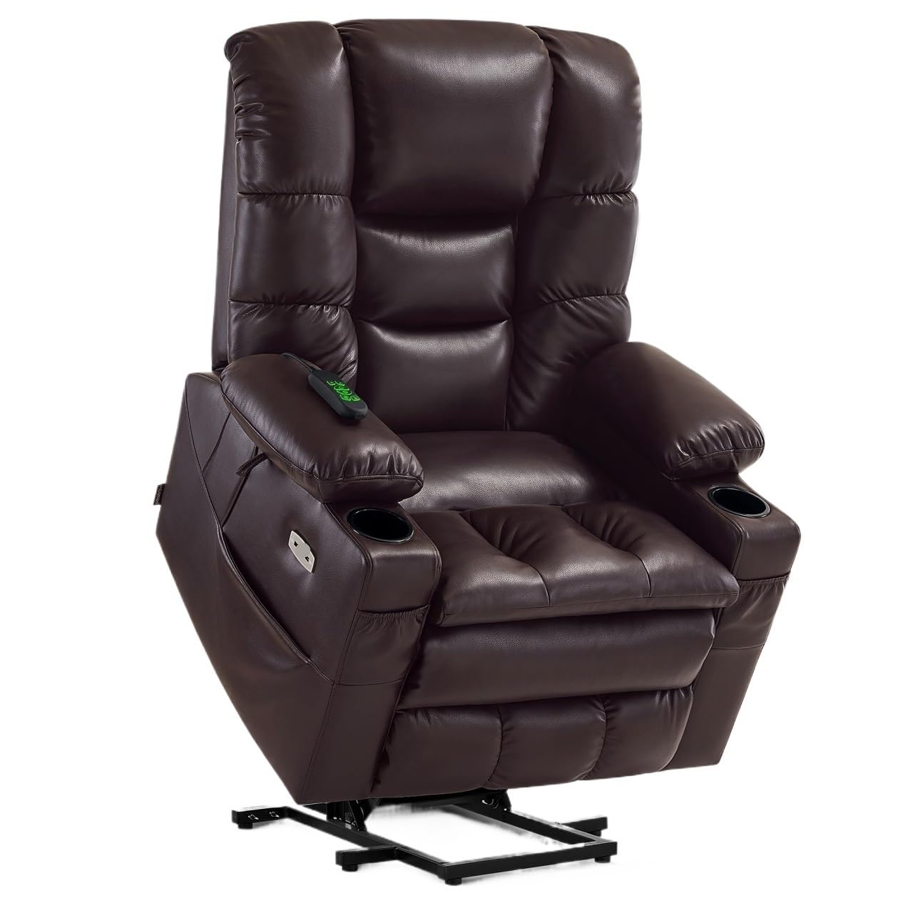 Triple Motor Power Lift Recliner Chair with Heated Lumbar and Massage