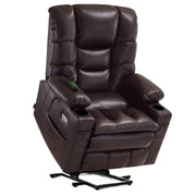 Triple Motor Power Lift Recliner Chair with Heated Lumbar and Massage