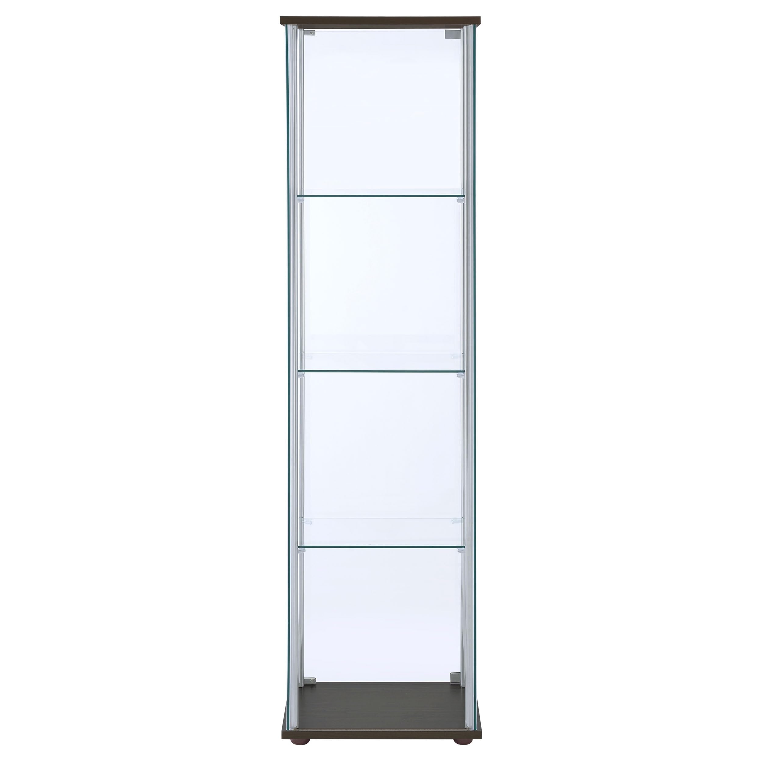 Bellatrix 4-Shelf Glass Curio Display Cabinet