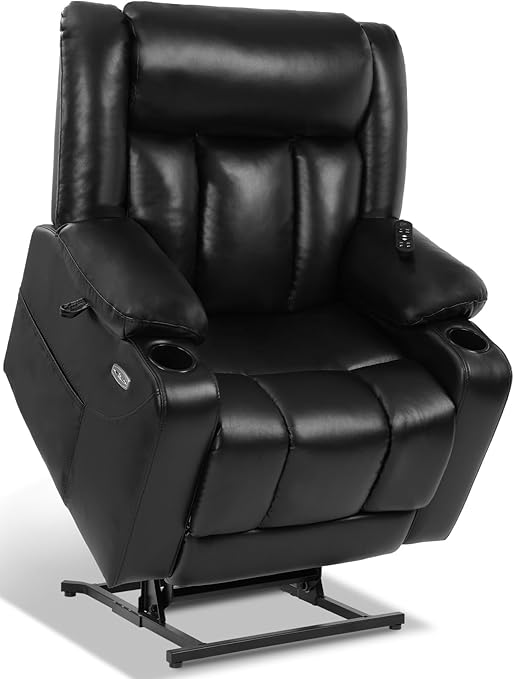 Oversized Power Lift Recliner Chair with Massage and Heat