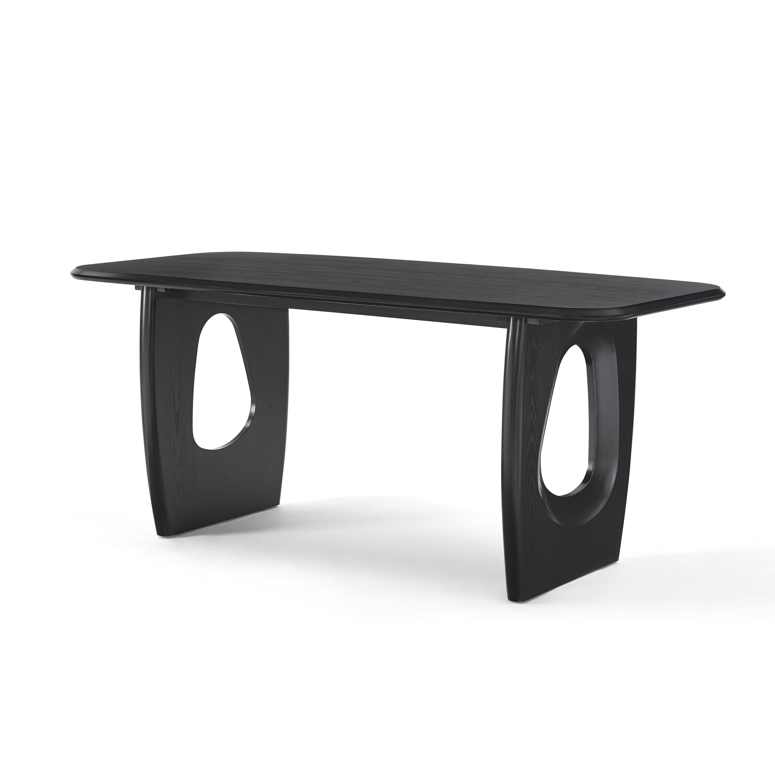 68 Inch Rectangle Dining Table with Pedestal Base