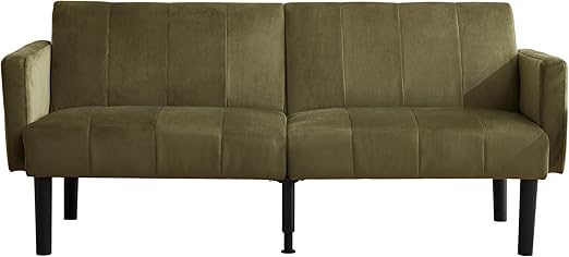 75.5" Convertible Futon Sofa Bed