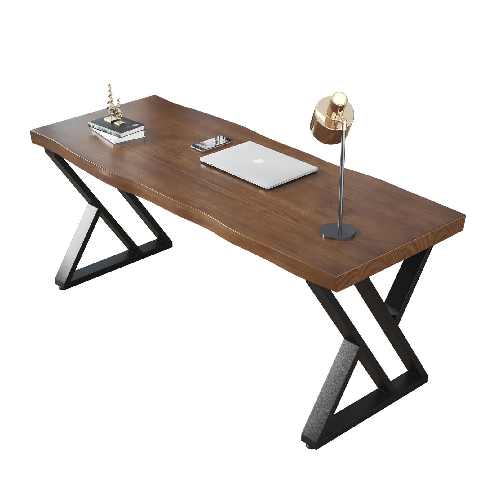 55 Inch Solid Wood Desk