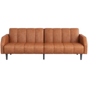 Convertible Futon Sofa Bed with Adjustable Backrest