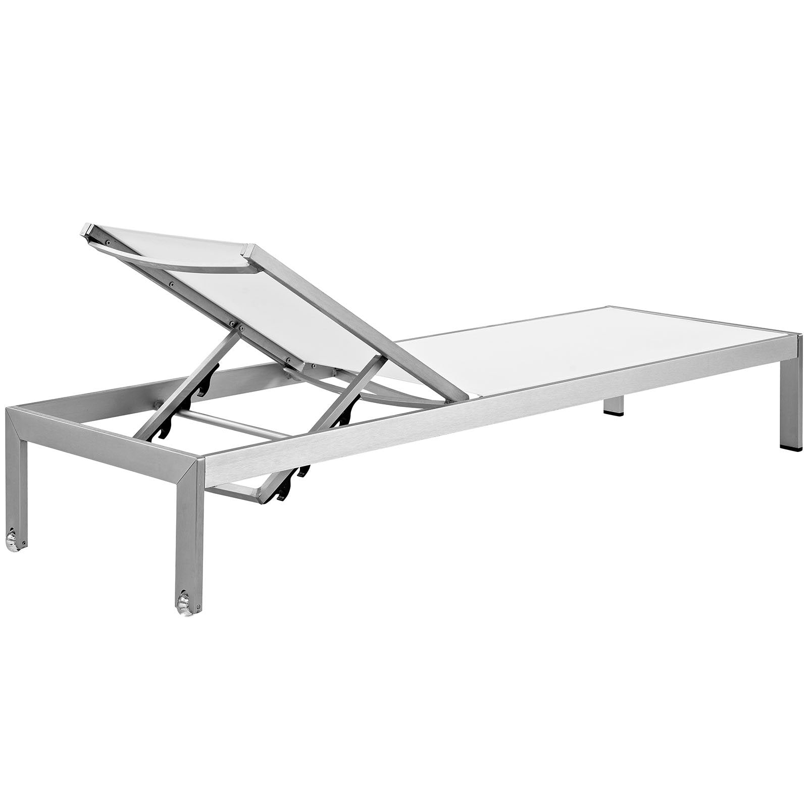 Aluminum Mesh Outdoor Patio Chaise Lounge Chairs Set of 2