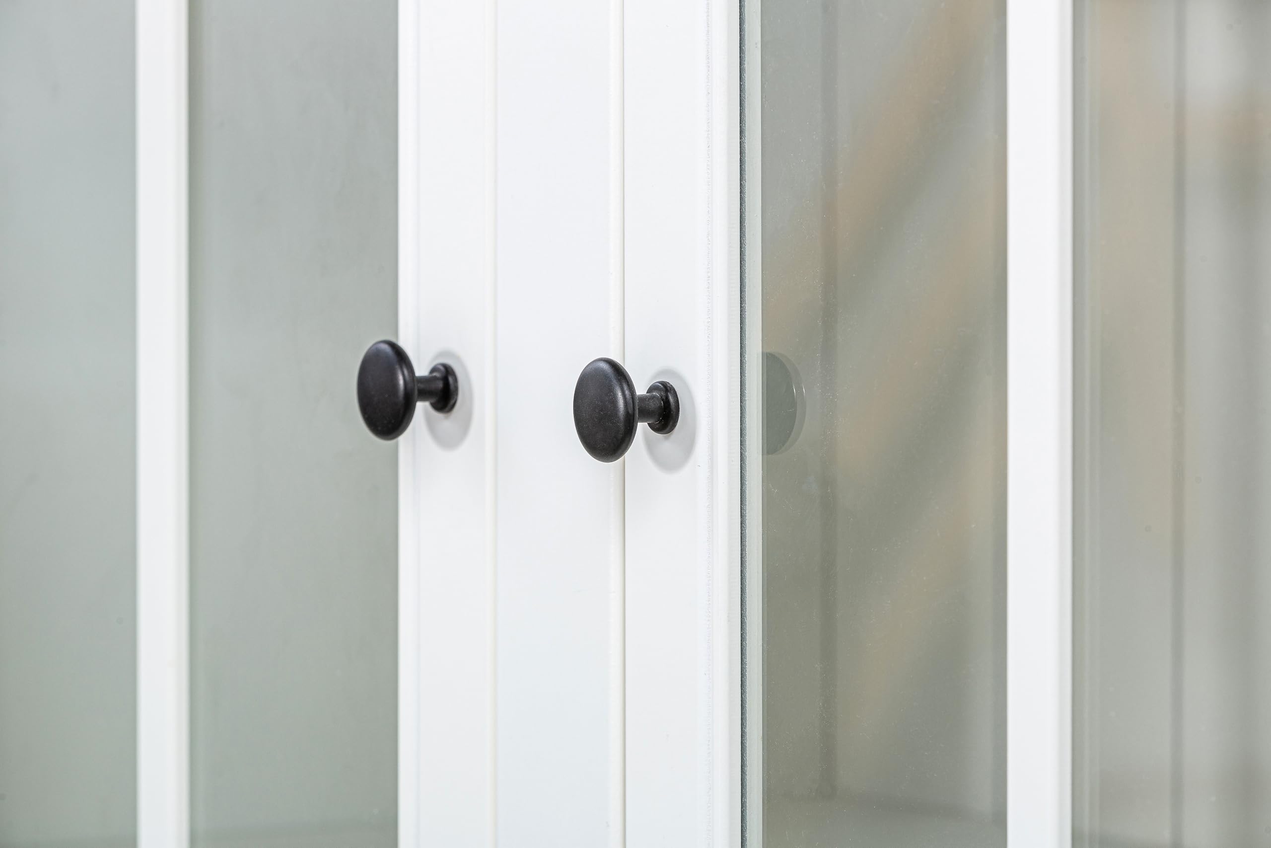 75.25 Inches Tall Display Cabinet with Tempered Glass Door